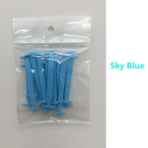 Silicone Shoelaces Elastic Shoe Laces