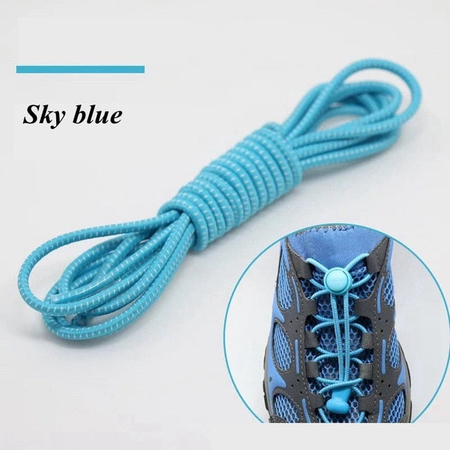 Elastic Shoelaces Round Locking
