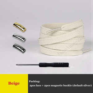 Elastic Magnetic Locking ShoeLaces