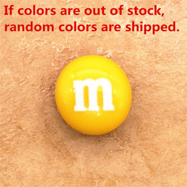Simulation M Chocolate Beans Shoe Charms
