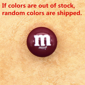 Simulation M Chocolate Beans Shoe Charms