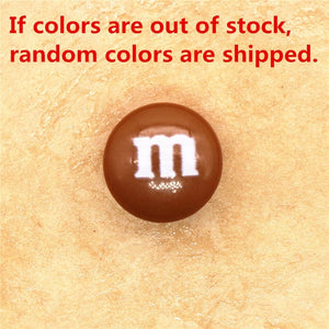 Simulation M Chocolate Beans Shoe Charms