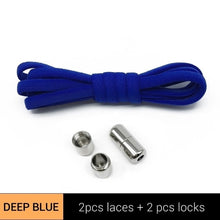 Load image into Gallery viewer, TILUSERO Elastic Shoelaces Metal Capsule Button