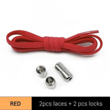 Load image into Gallery viewer, TILUSERO Elastic Shoelaces Metal Capsule Button