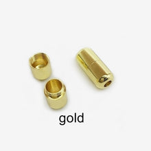 Load image into Gallery viewer, TILUSERO Elastic Shoelaces Metal Capsule Button
