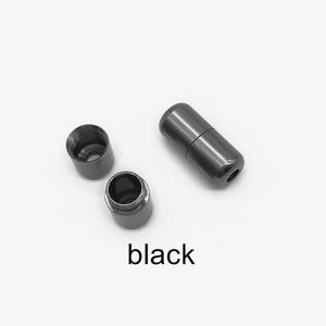 TILUSERO Elastic Shoelaces Metal Capsule Button