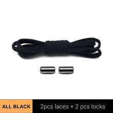Load image into Gallery viewer, TILUSERO Elastic Shoelaces Metal Capsule Button