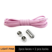 Load image into Gallery viewer, TILUSERO Elastic Shoelaces Metal Capsule Button