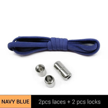 Load image into Gallery viewer, TILUSERO Elastic Shoelaces Metal Capsule Button
